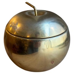 Retro Mid-Century Modern Apple Shaped Ice Bucket, Unknown, 1970s