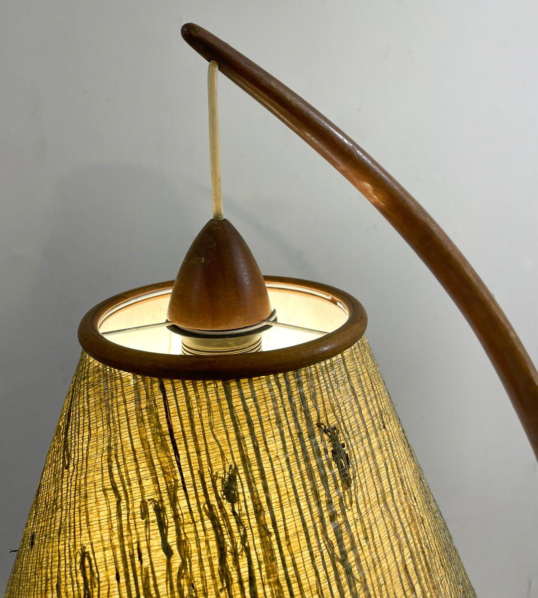 Mid-Century Modern Arc Floor Lamp, 1950s In Good Condition In Brussels, BE