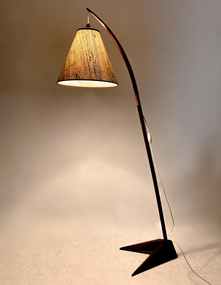 Mid-Century Modern Arc Floor Lamp, 1950s 1