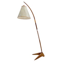 Vintage Mid-Century Modern Arc Floor Lamp, 1950s