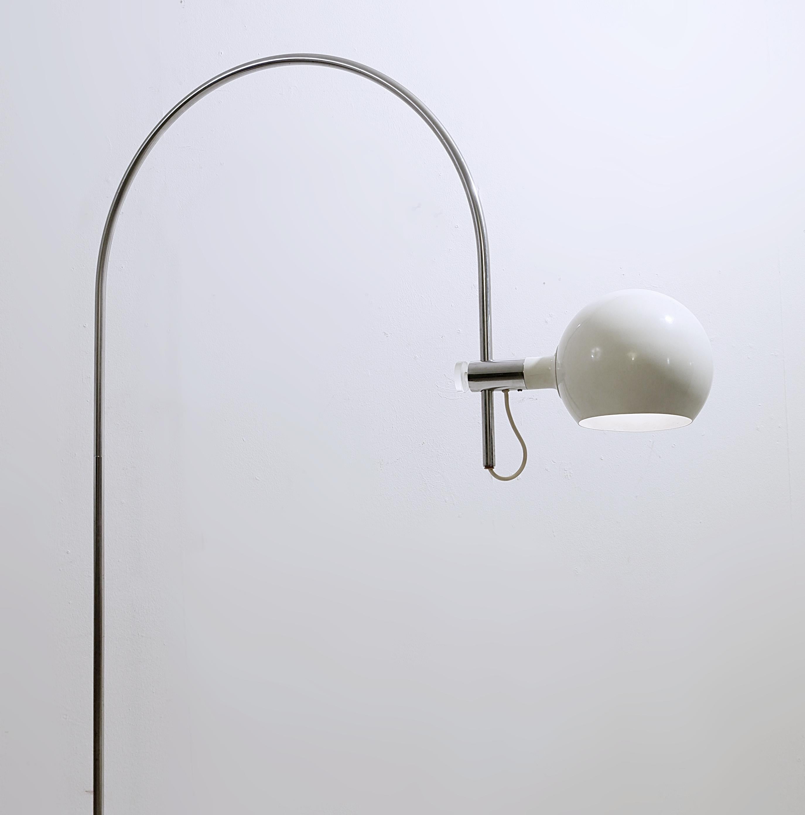 European Mid-Century Modern arc floor lamp from Cosack Leuchten, 1960s For Sale