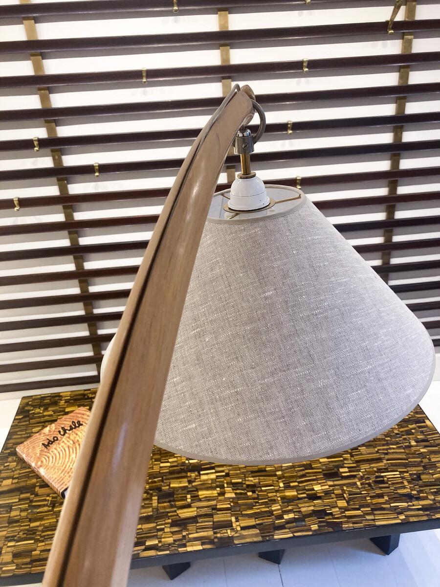 Mid-Century Modern Arc Floor Lamp, Italy, 1950s In Good Condition For Sale In Brussels, BE