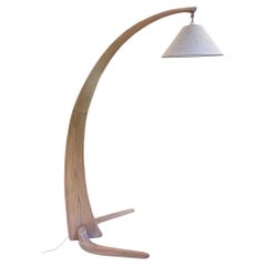 Retro Mid-Century Modern Arc Floor Lamp, Italy, 1950s