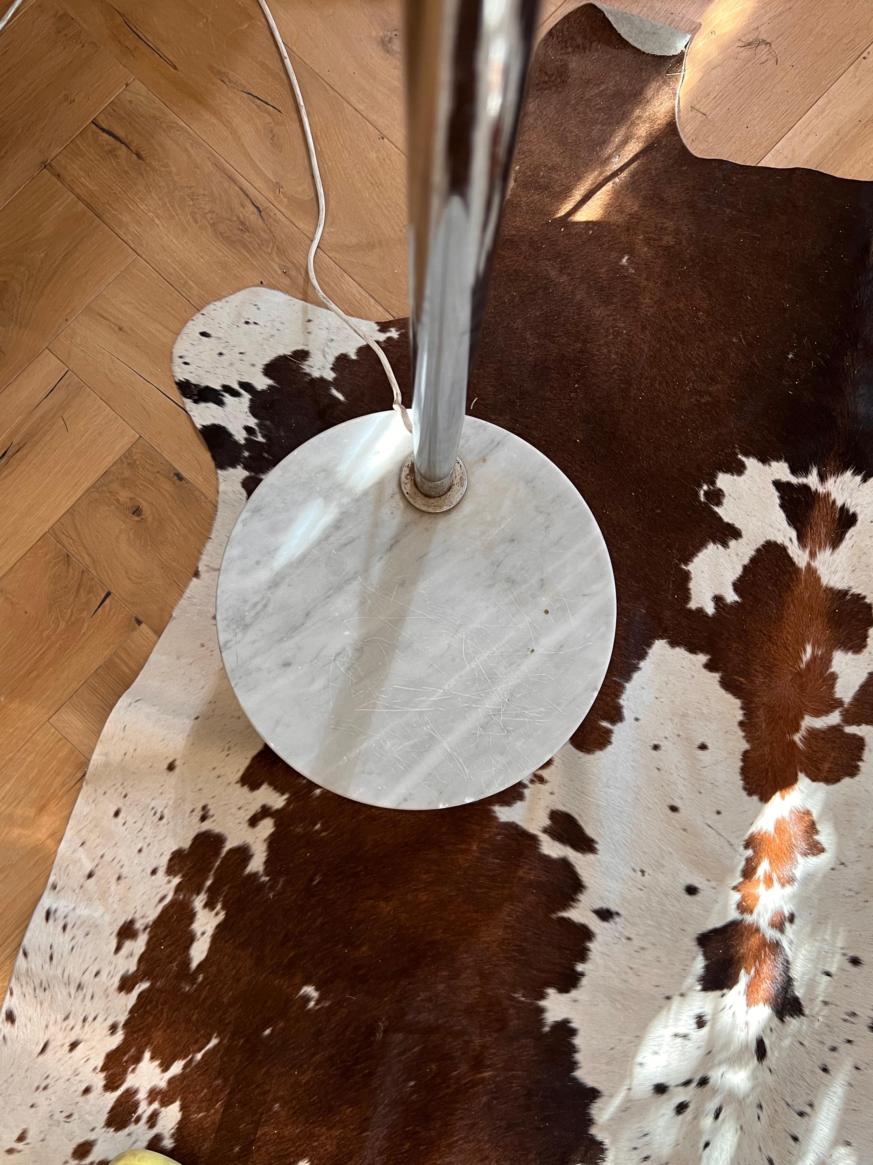 Mid-Century Modern Arc Floor Lamp with Marble Base, 1960s 12