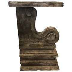 Mid-Century Modern Architectural Side Table stand, Late-20th Century