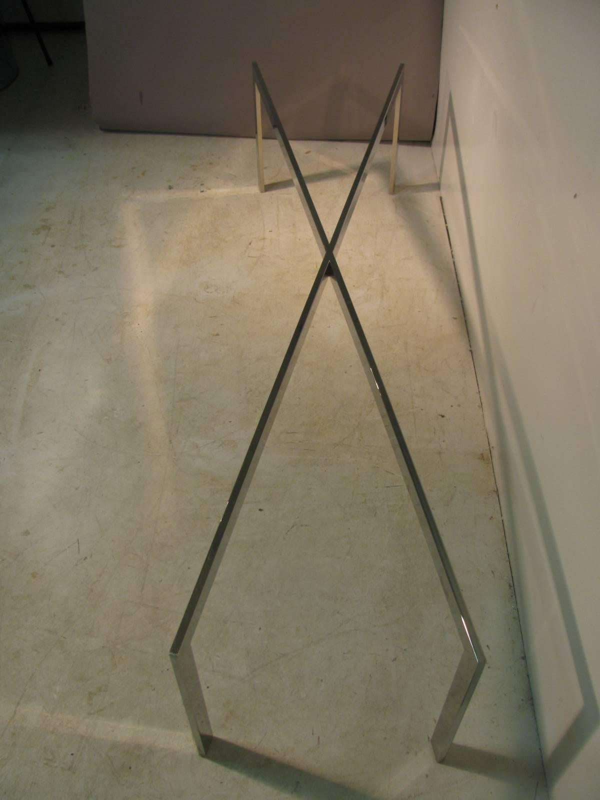 Mid-Century Modern Architectural Smoked Glass Cocktail Table 3