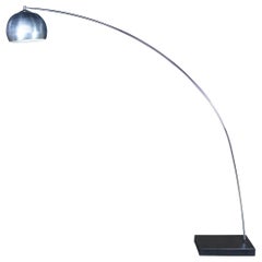 Mid Century Modern Chrome Arc Floor Light Laurel Lamp Mfg Industrial Space Age