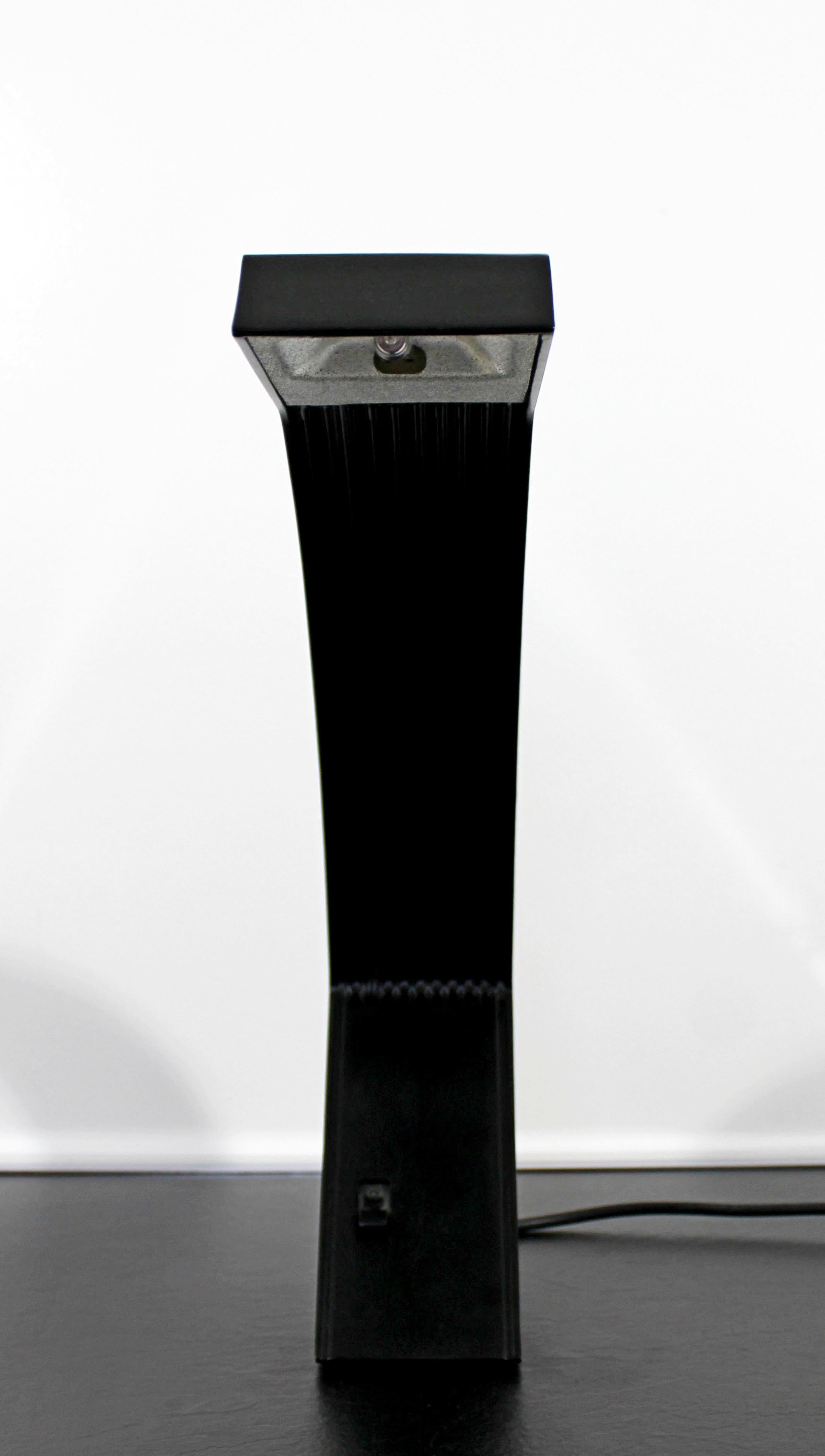 Late 20th Century Mid-Century Modern Arcobaleno Halogen Black Desk Lamp Marco Zotta, 1970s, Italy