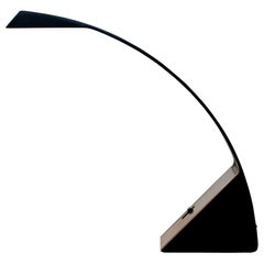 Mid-Century Modern Arcobaleno Halogen Black Desk Lamp Marco Zotta, 1970s, Italy