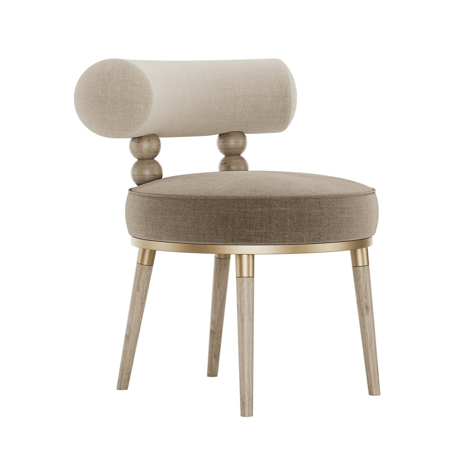 Portugais Mid-Century Modern Aretha Accent Chair by Mavo Atelier, Handcrafted in Portugal en vente