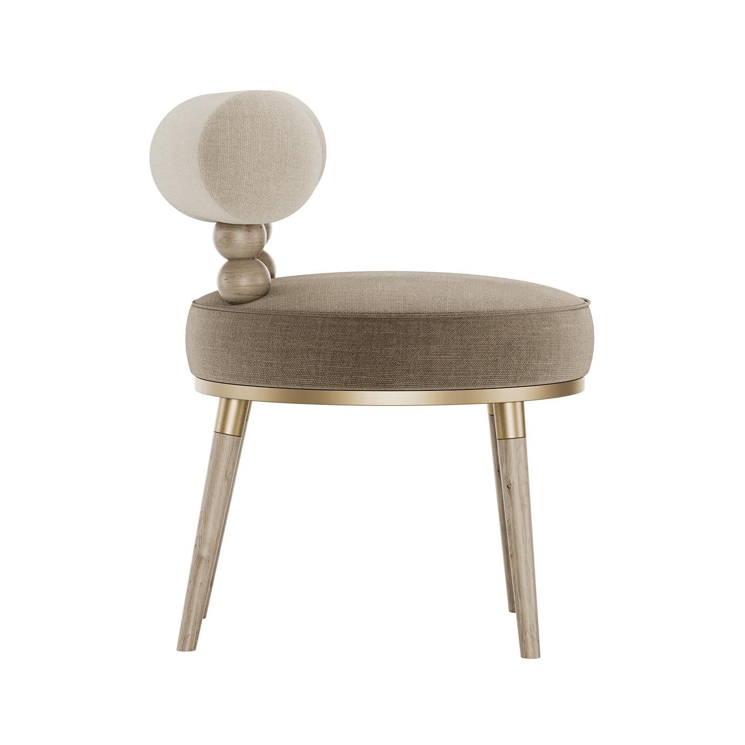 Fait main Mid-Century Modern Aretha Accent Chair by Mavo Atelier, Handcrafted in Portugal en vente