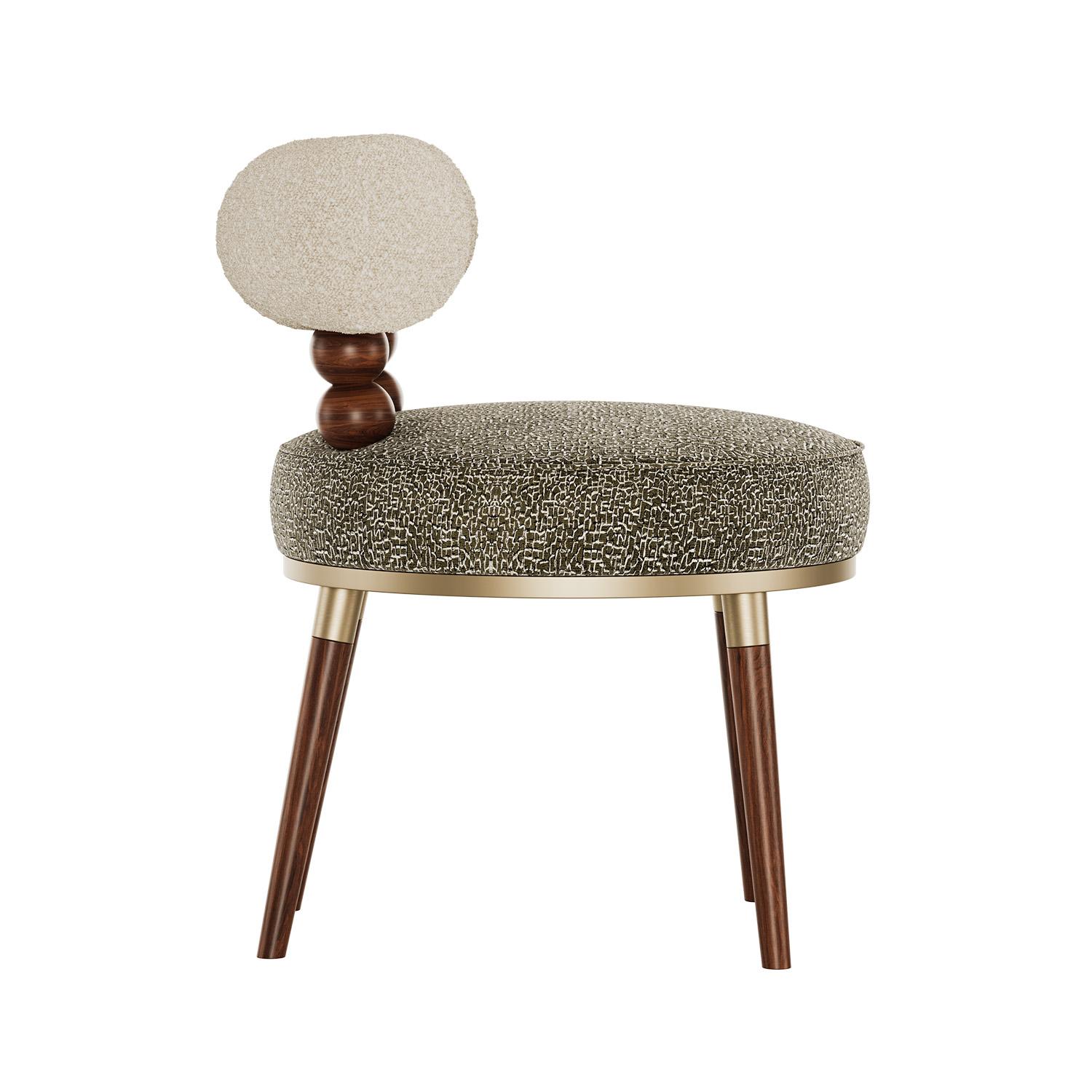 Mid-Century Modern Aretha Accent Chair by Mavo Atelier, Handcrafted in Portugal (Portugiesisch) im Angebot