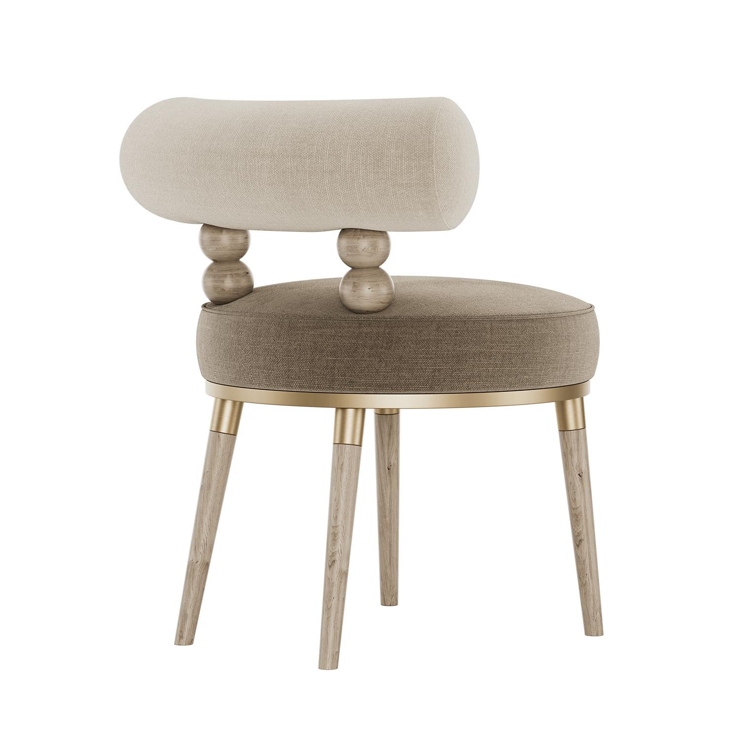 Mid-Century Modern Aretha Accent Chair by Mavo Atelier, Handcrafted in Portugal Neuf - En vente à Trofa, PT