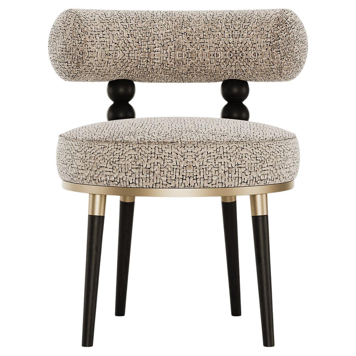 Mid-Century Modern Aretha Accent Chair by Mavo Atelier, Handcrafted in Portugal