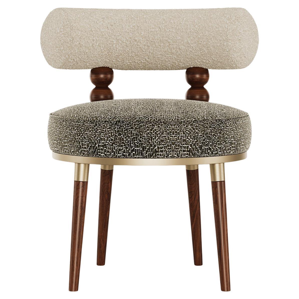 Mid-Century Modern Aretha Accent Chair by Mavo Atelier, Handcrafted in Portugal