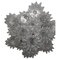 Montatura ad incasso moderna di metà secolo in vetro di Murano di Barovier e Toso, anni '70