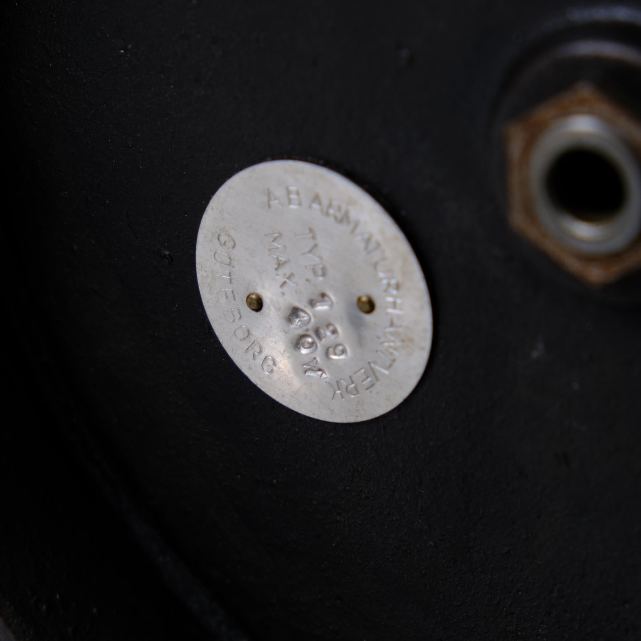 Lampada da terra regolabile Armaturhantverk di metà secolo, modello 129, Svezia, anni '50 in vendita 5