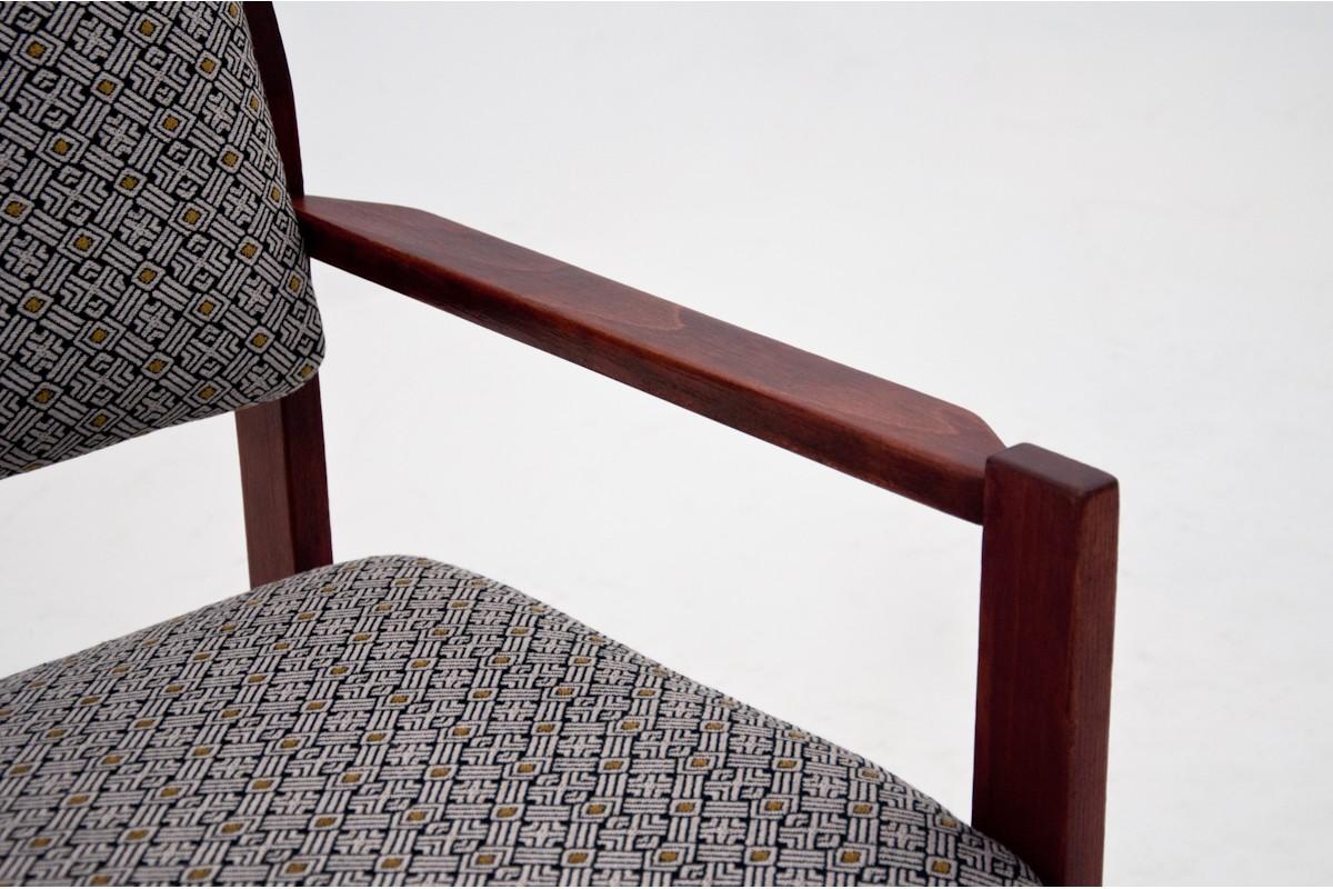 Sillón Moderno de Mitad de Siglo, años 60 tras renovación Polaco en venta