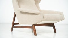 Mid-Century Modern Armchair 877 by Gianfranco Frattini for Cassina