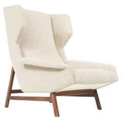 Mid-Century Modern Armchair 877 by Gianfranco Frattini for Cassina