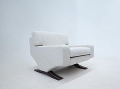 Moderner Sessel und Ottomane aus der Mitte des Jahrhunderts von Franz T. Sartori, Flexform, 1965
