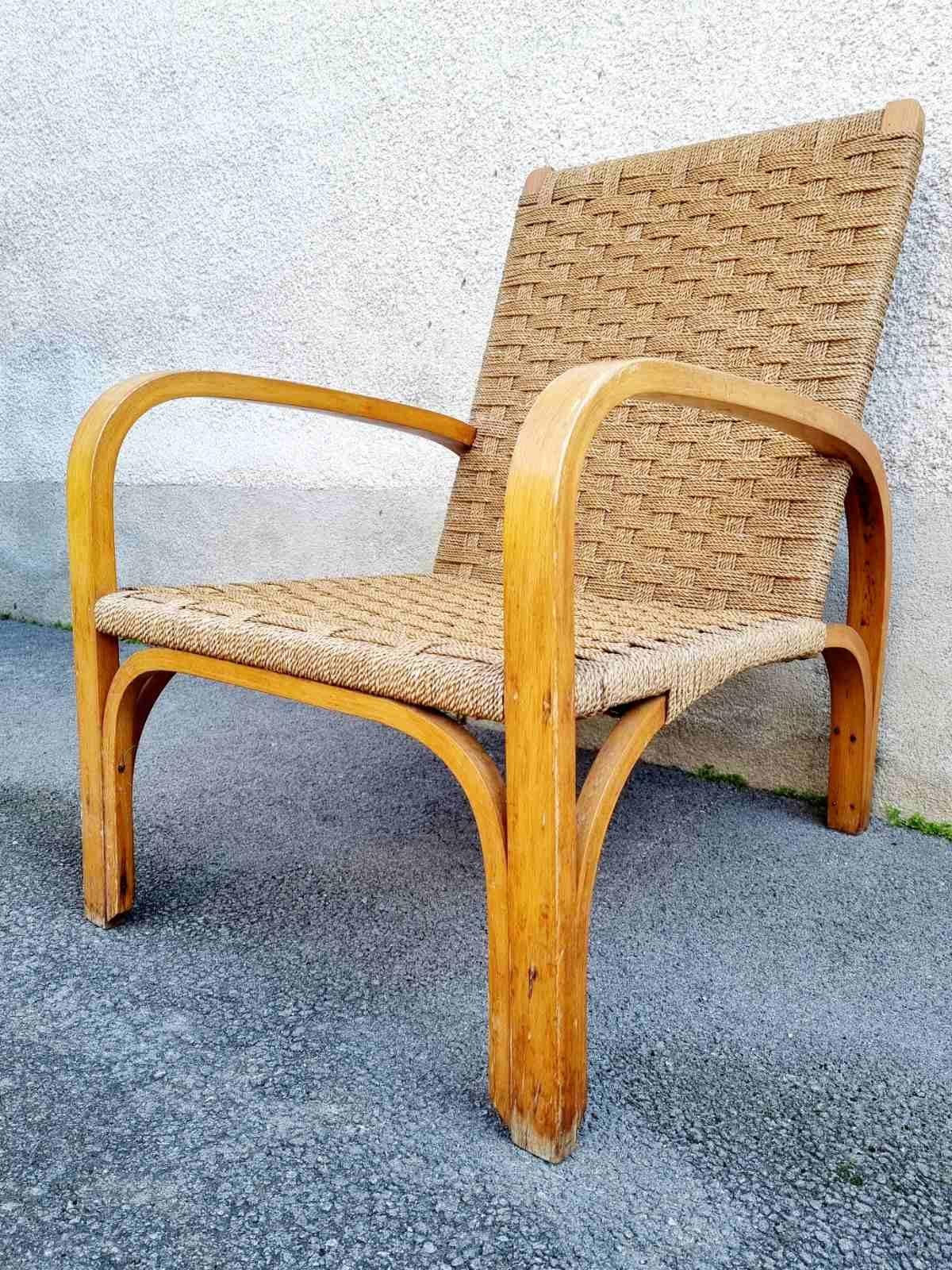 Sillón Moderno de Mitad de Siglo Atribuido a Augusto Romano, Italia Años 60 Moderno de mediados de siglo en venta