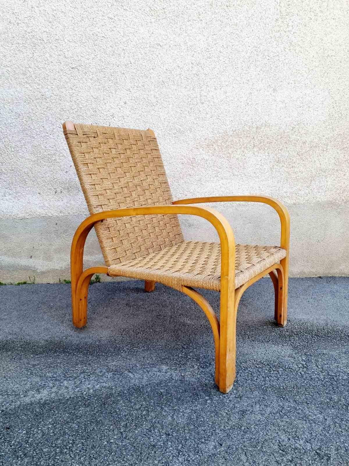 Sillón Moderno de Mitad de Siglo Atribuido a Augusto Romano, Italia Años 60 en Bueno estado para la venta en Lucija, SI