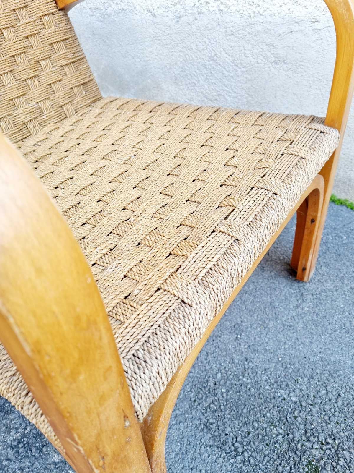 Sillón Moderno de Mitad de Siglo Atribuido a Augusto Romano, Italia Años 60 mediados del siglo XX en venta
