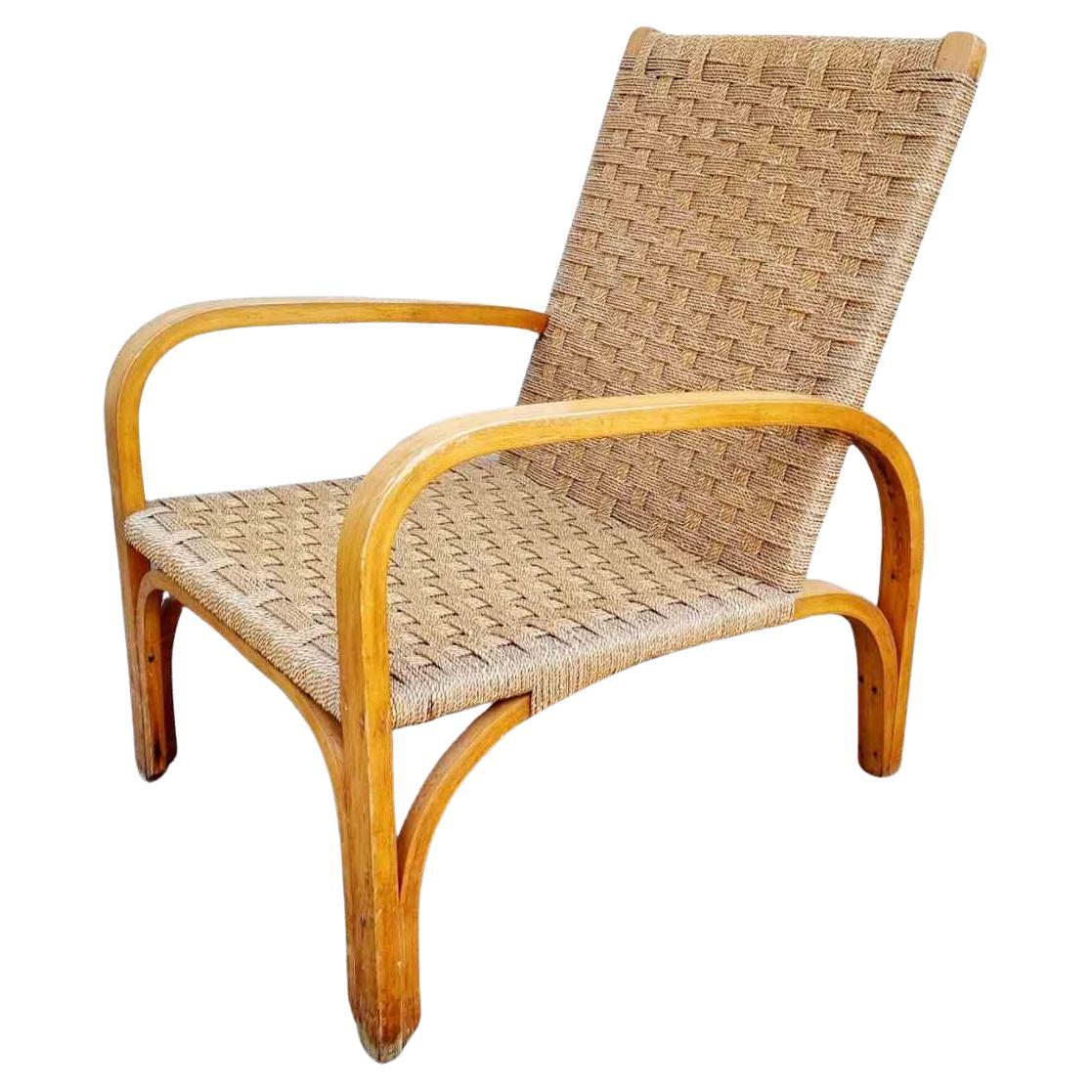 Mid Century Modern Armchair Attributed to Augusto Romano, Italy 60s