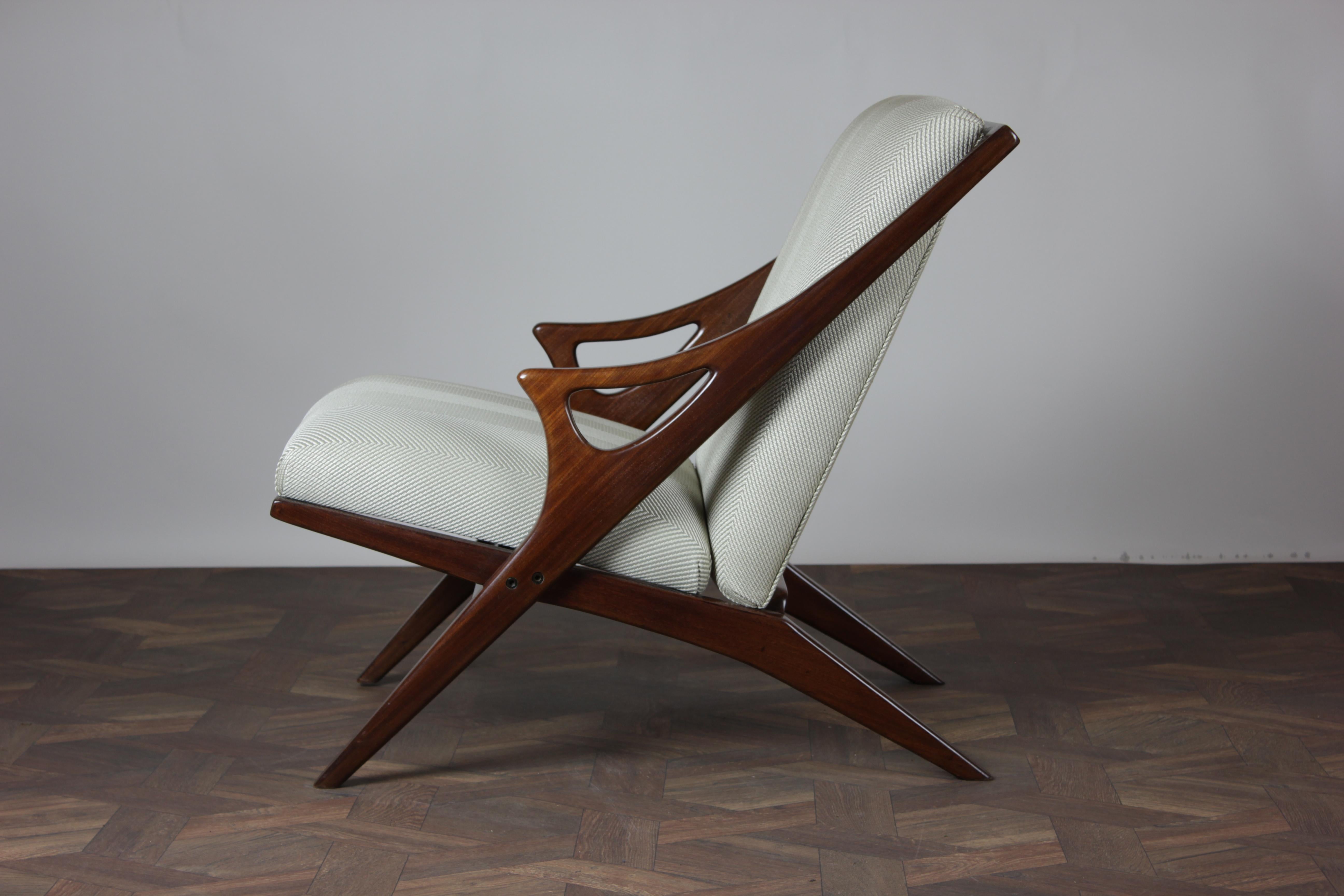 20th Century Mid Century Modern Armchair by Arne Hovmand-Olsen for Mogens Kold, 1950s