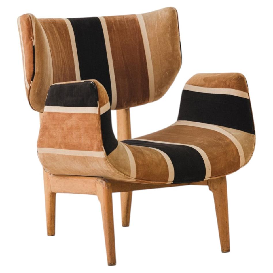 Poltrona moderna di metà secolo di Carlo Hauner & Martin Eisler, 1955
