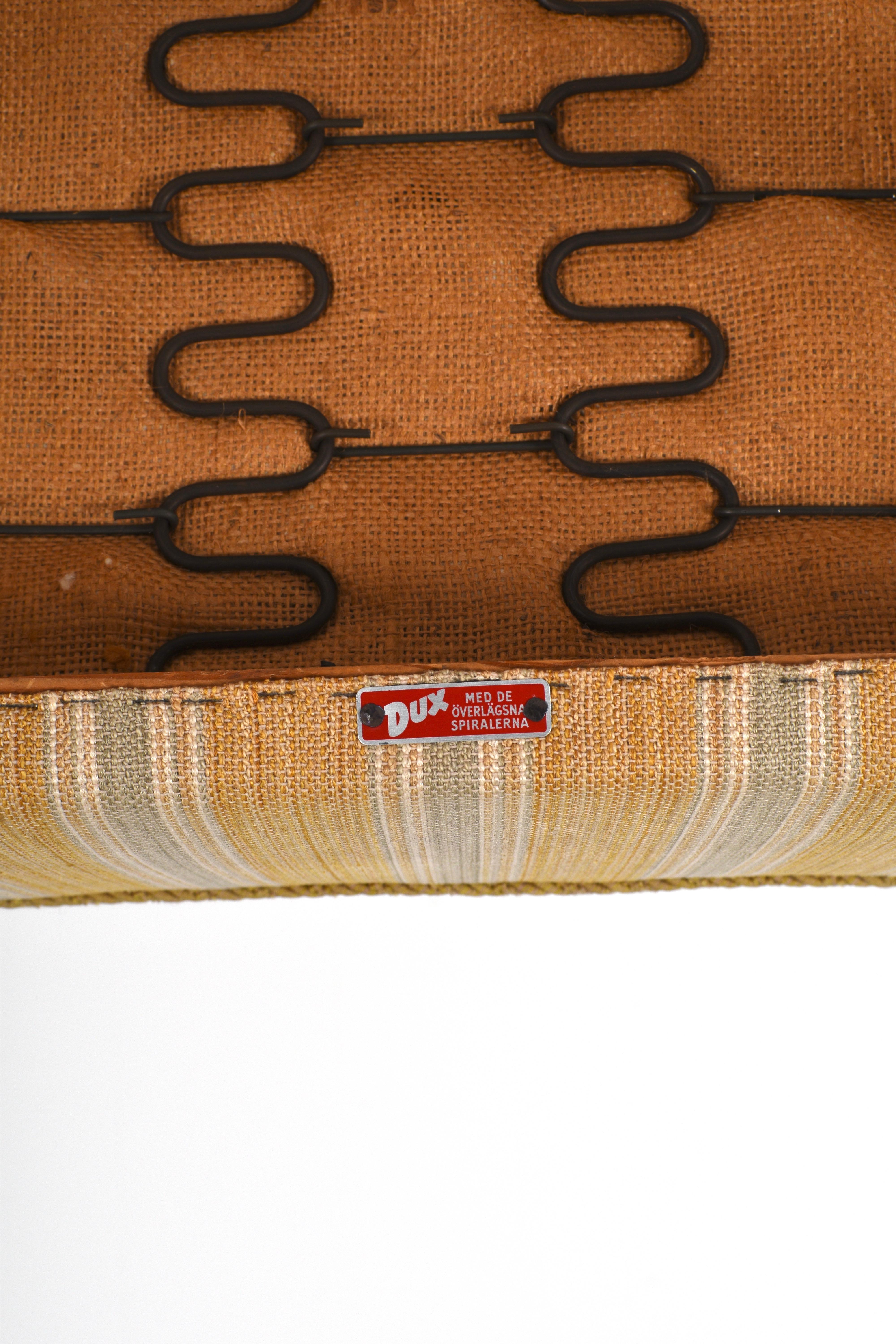 Fauteuil moderne du milieu du siècle par Dux of Sweden, Suède, années 1950 en vente 7