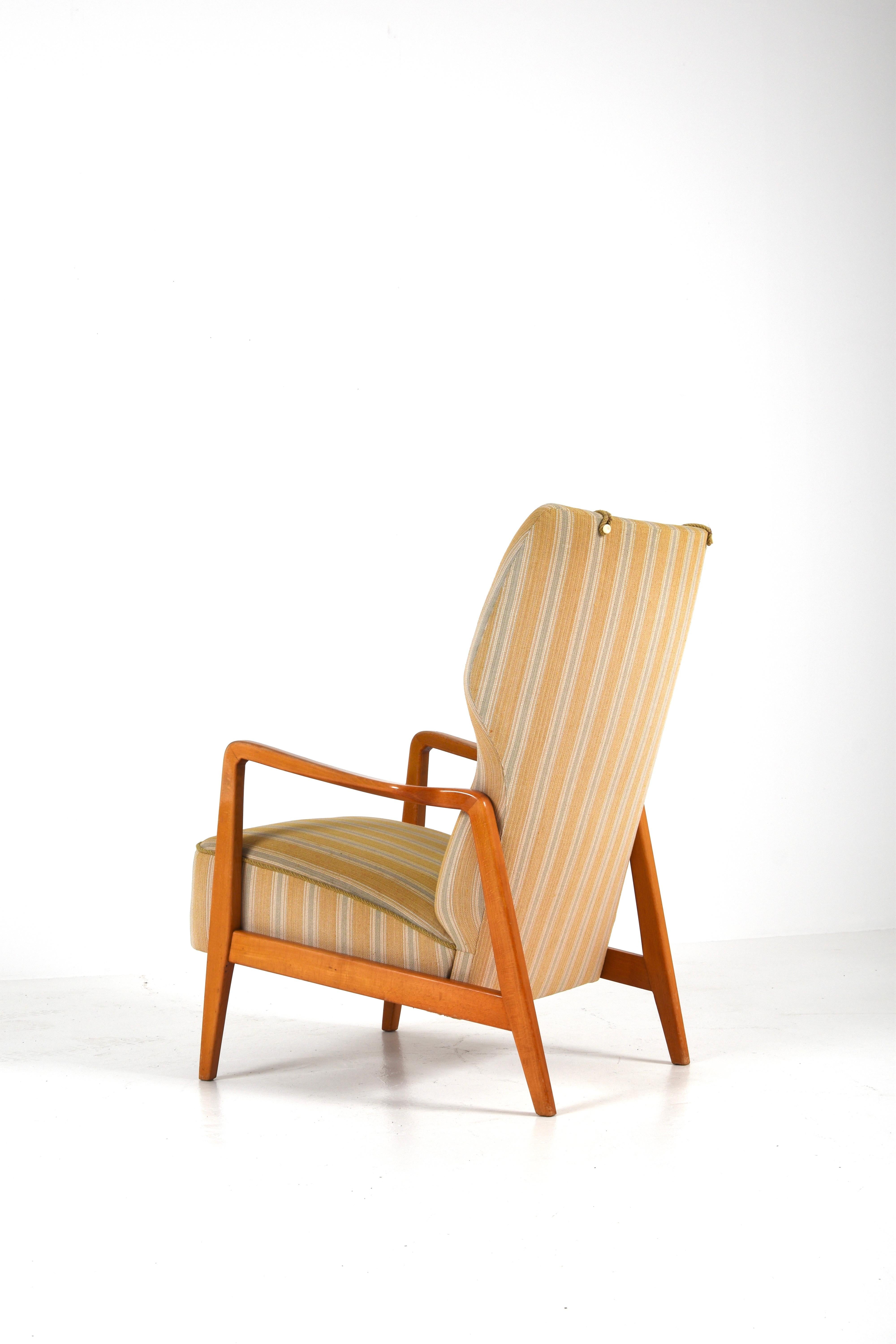 Mid-Century Modern Fauteuil moderne du milieu du siècle par Dux of Sweden, Suède, années 1950 en vente