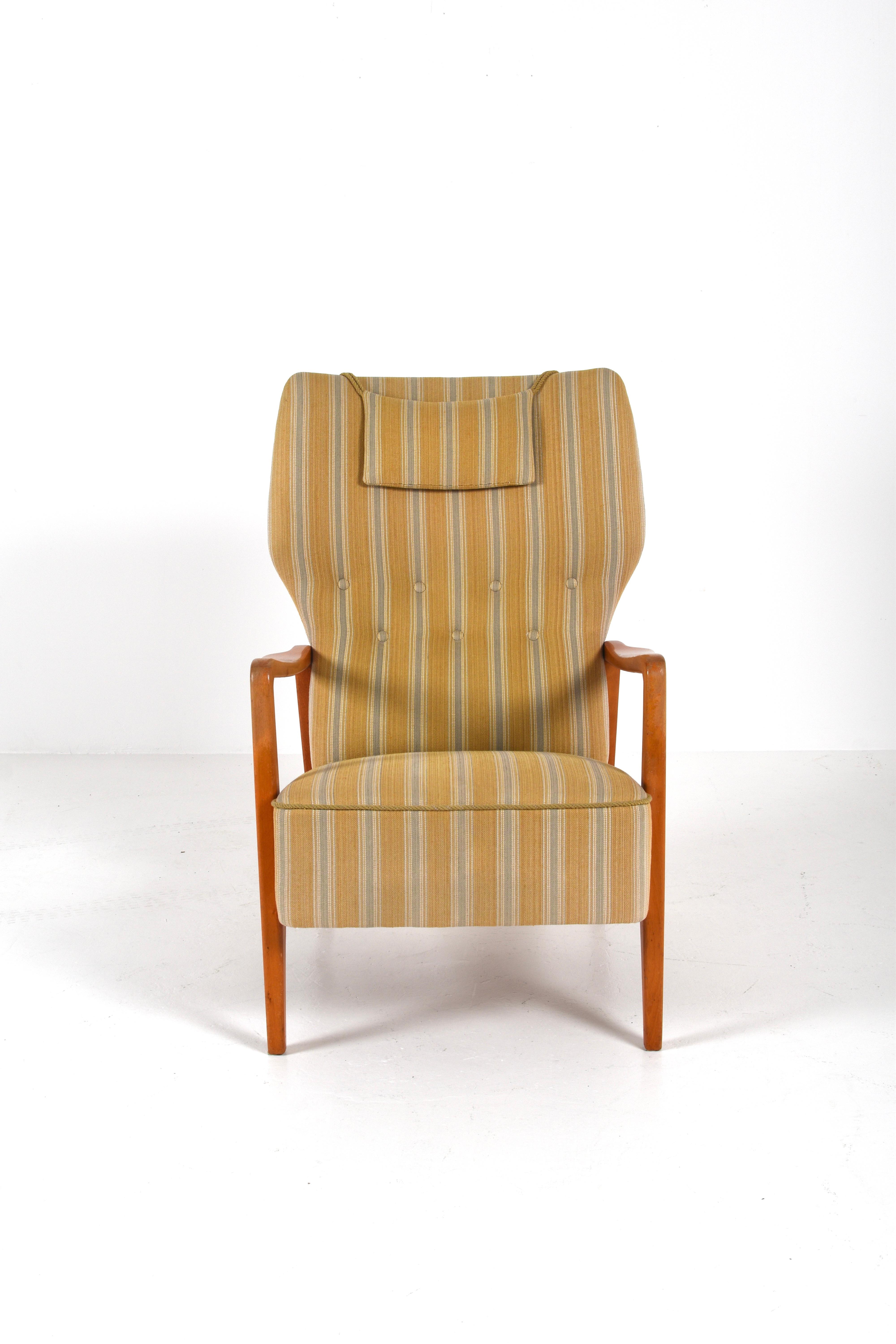 Fauteuil moderne du milieu du siècle par Dux of Sweden, Suède, années 1950 Bon état - En vente à Göteborg, SE