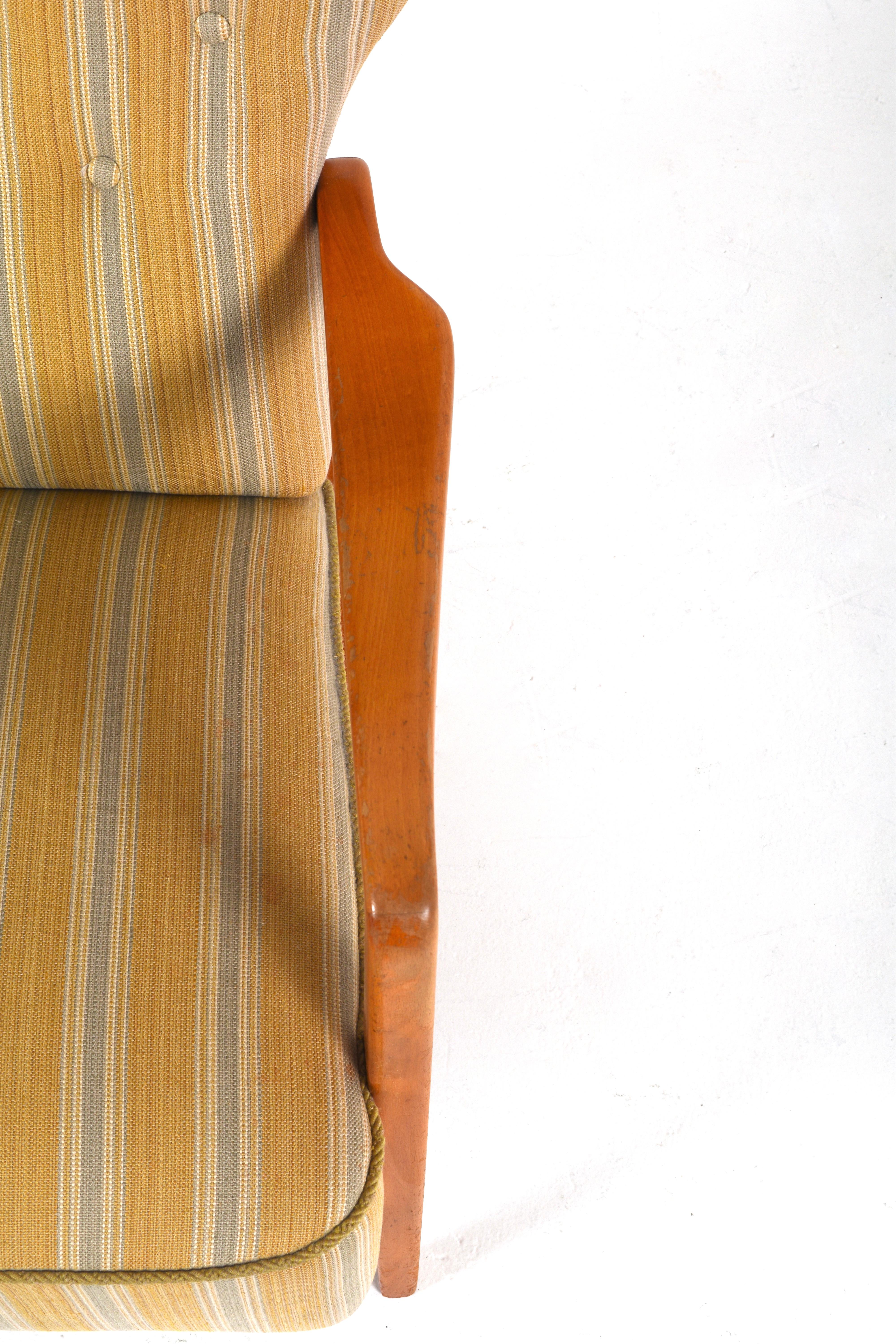 Fauteuil moderne du milieu du siècle par Dux of Sweden, Suède, années 1950 en vente 2