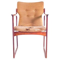 Mid Century Modern Armchair by Vamdrup Stolefabrik in Rosewood, 1960's