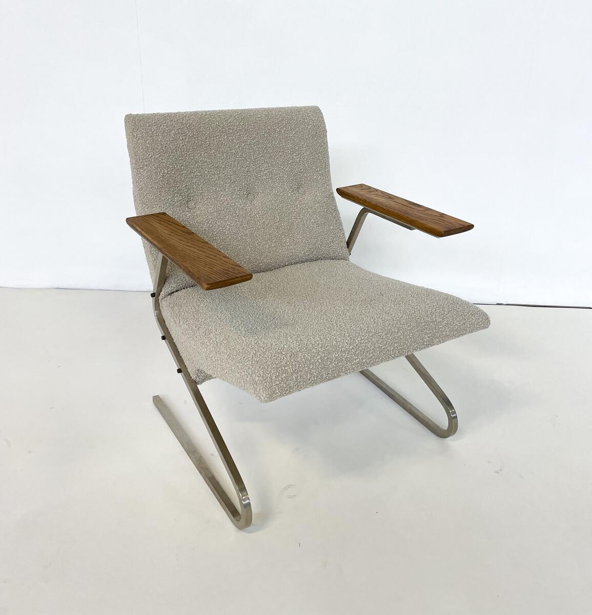 Mid-Century Modern Armchair ‘Cantilever’ by George van Rijck for Beaufort For Sale 1