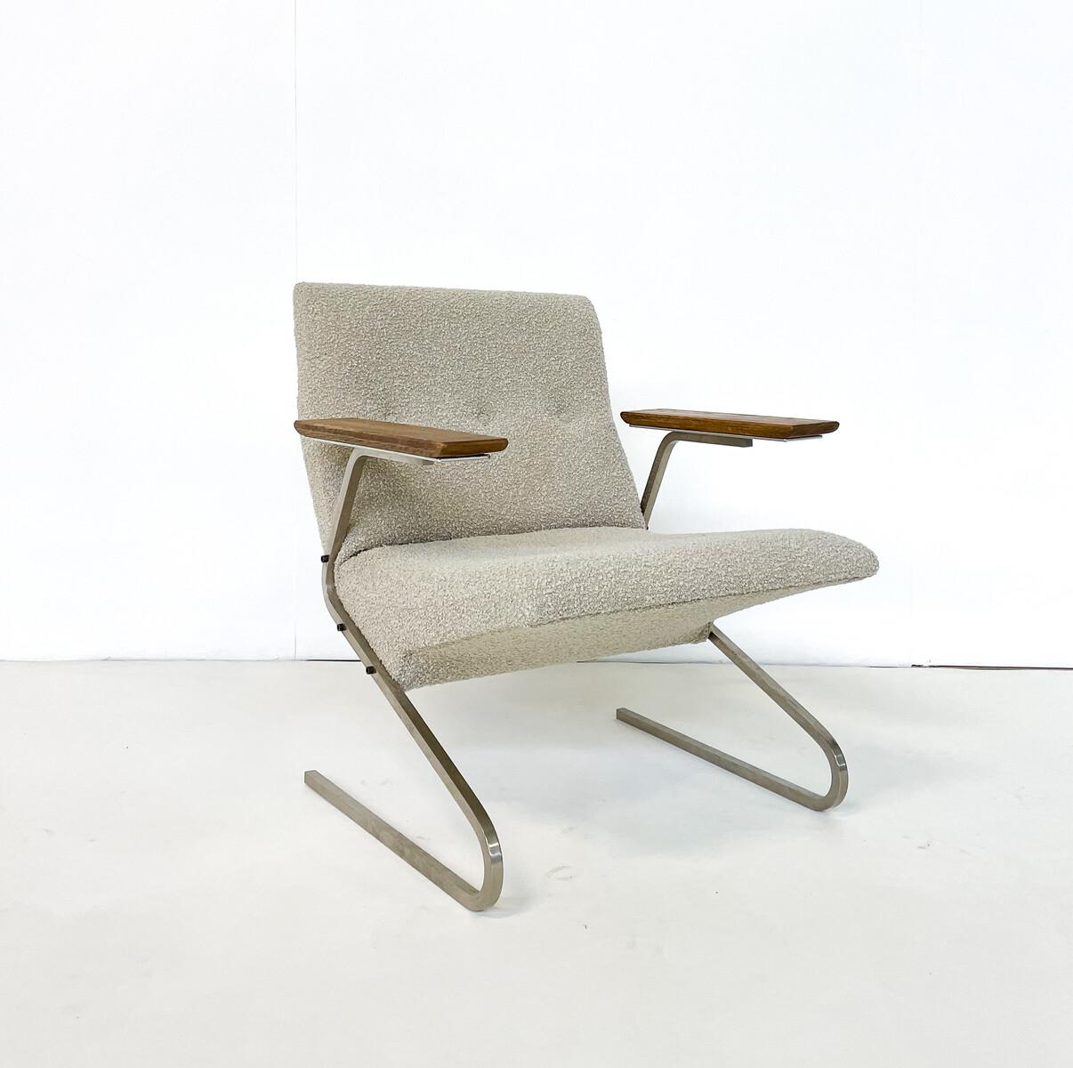 Mid-Century Modern Armchair ‘Cantilever’ by George van Rijck for Beaufort  For Sale 2
