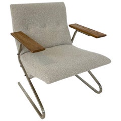 Mid-Century Modern Armchair ‘Cantilever’ by George van Rijck for Beaufort