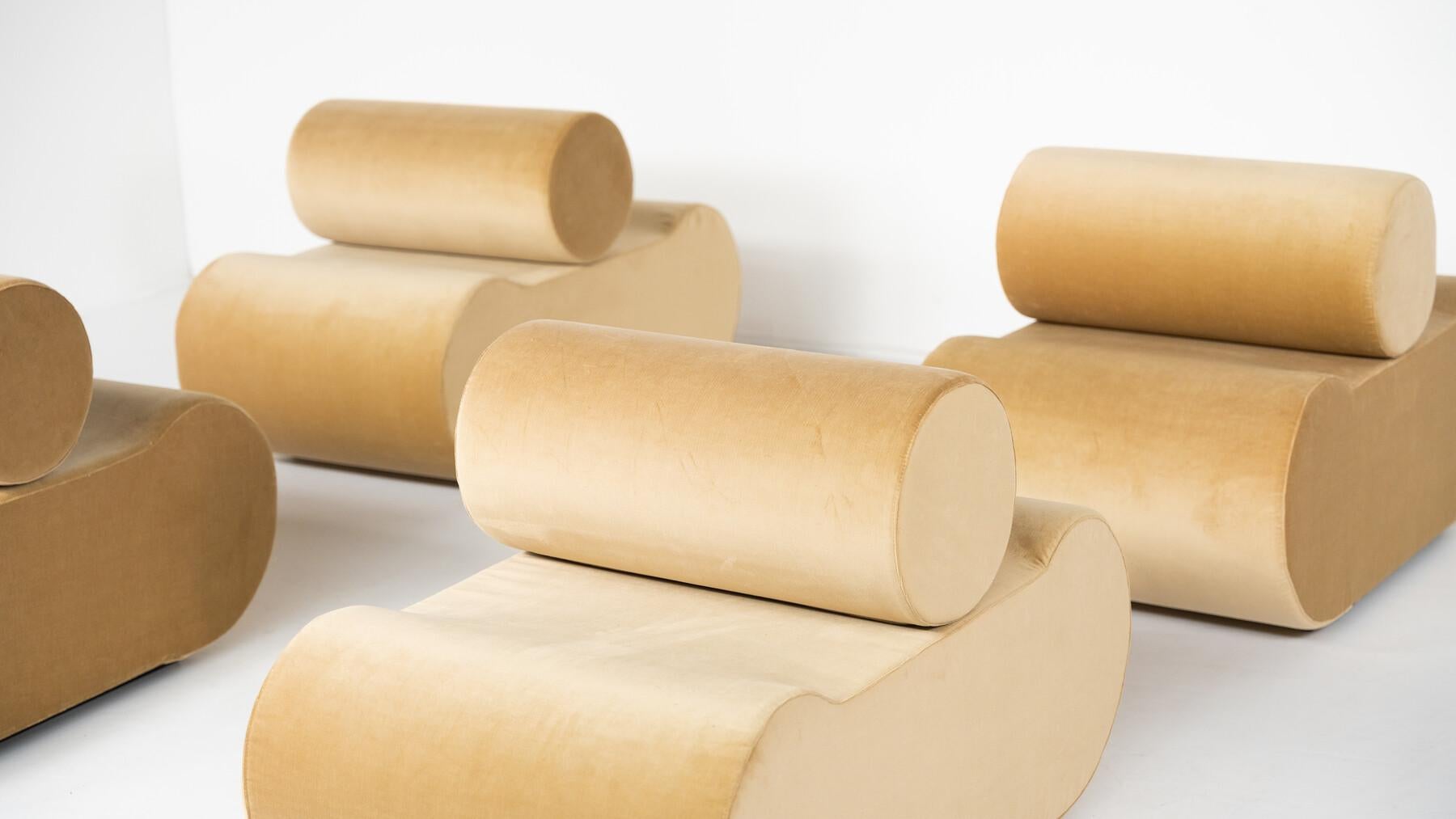 Italian Mid-Century Modern Armchair, Corbi by Klaus Ureda Style - 6 available