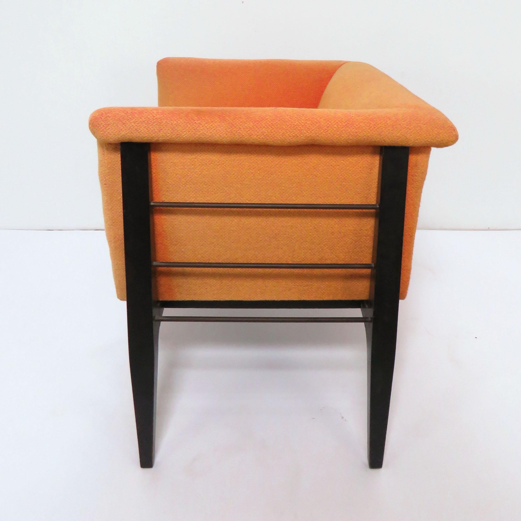 American Mid-Century Modern Armchair in Manner of Harvey Probber For Sale