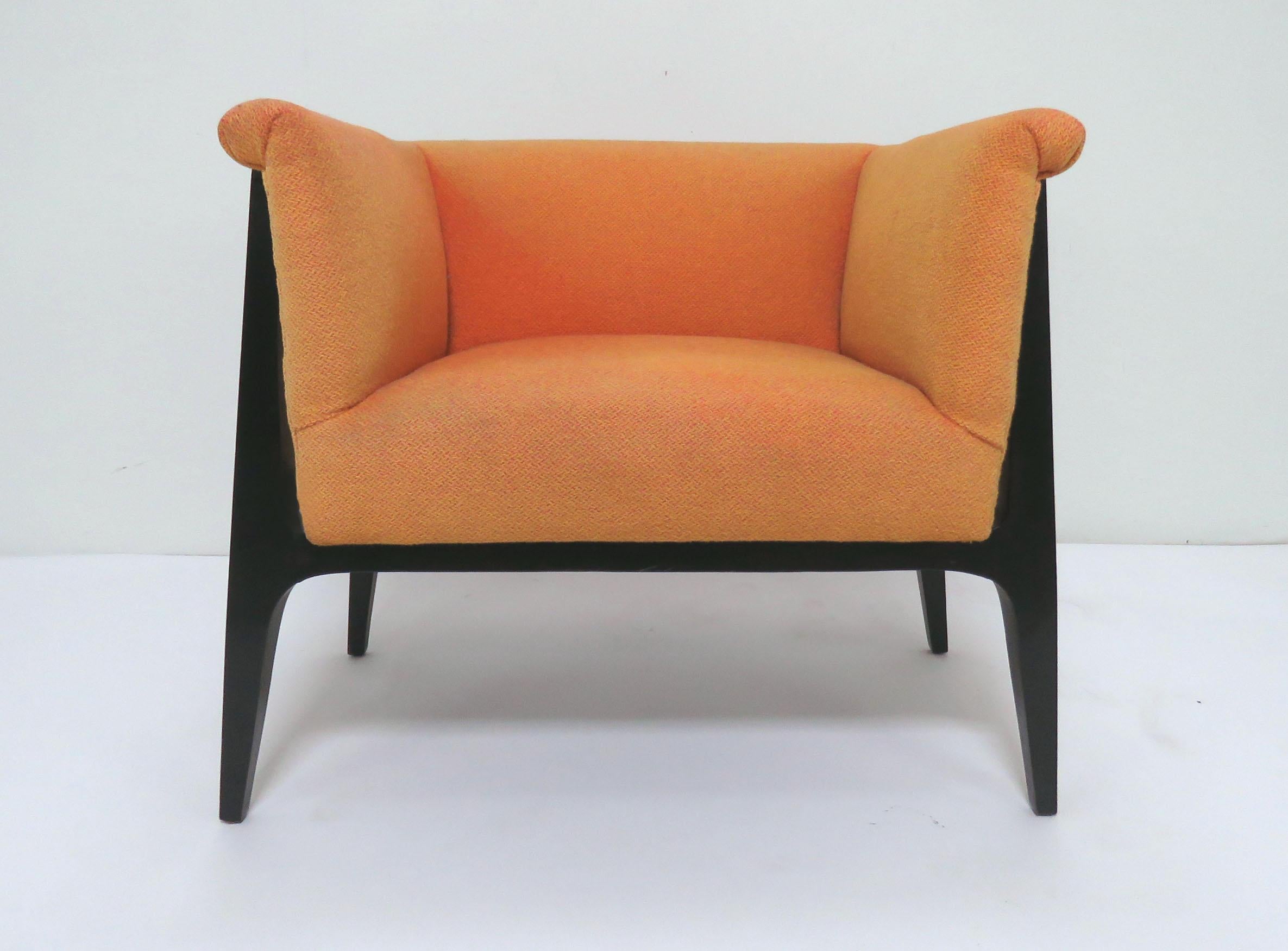 Mid-Century Modern Armchair in Manner of Harvey Probber In Good Condition For Sale In Peabody, MA