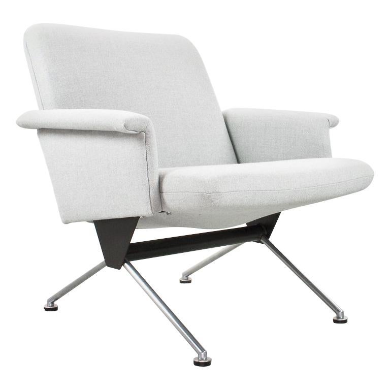 MidCentury Modern Armchair in New Grey by Andre Cordemeyer, 1961