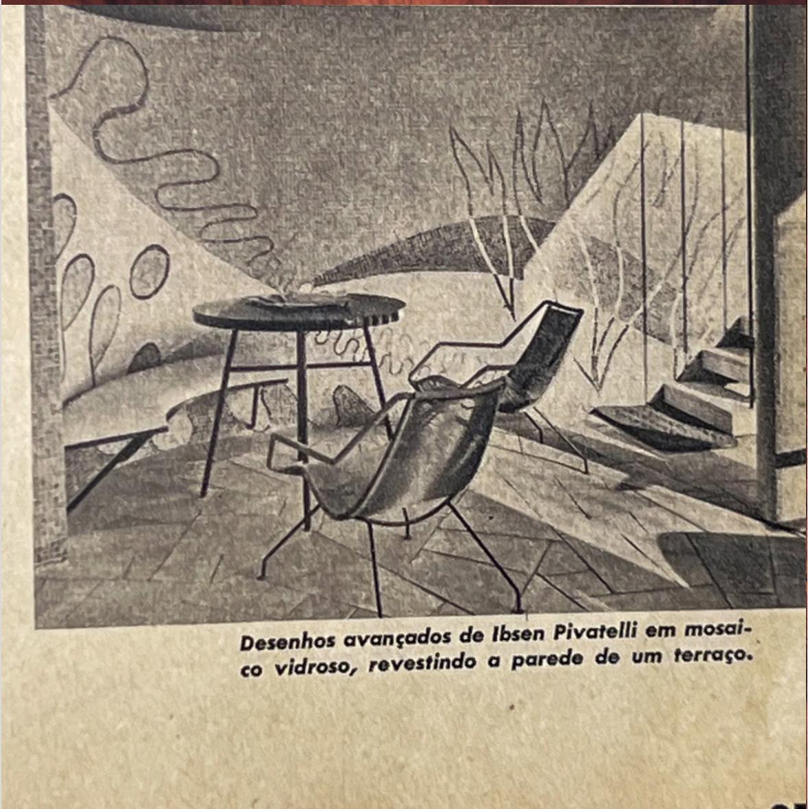 Ferro Poltrona moderna di metà secolo in corda sintetica rossa e ferro di Forma, anni '50 in vendita