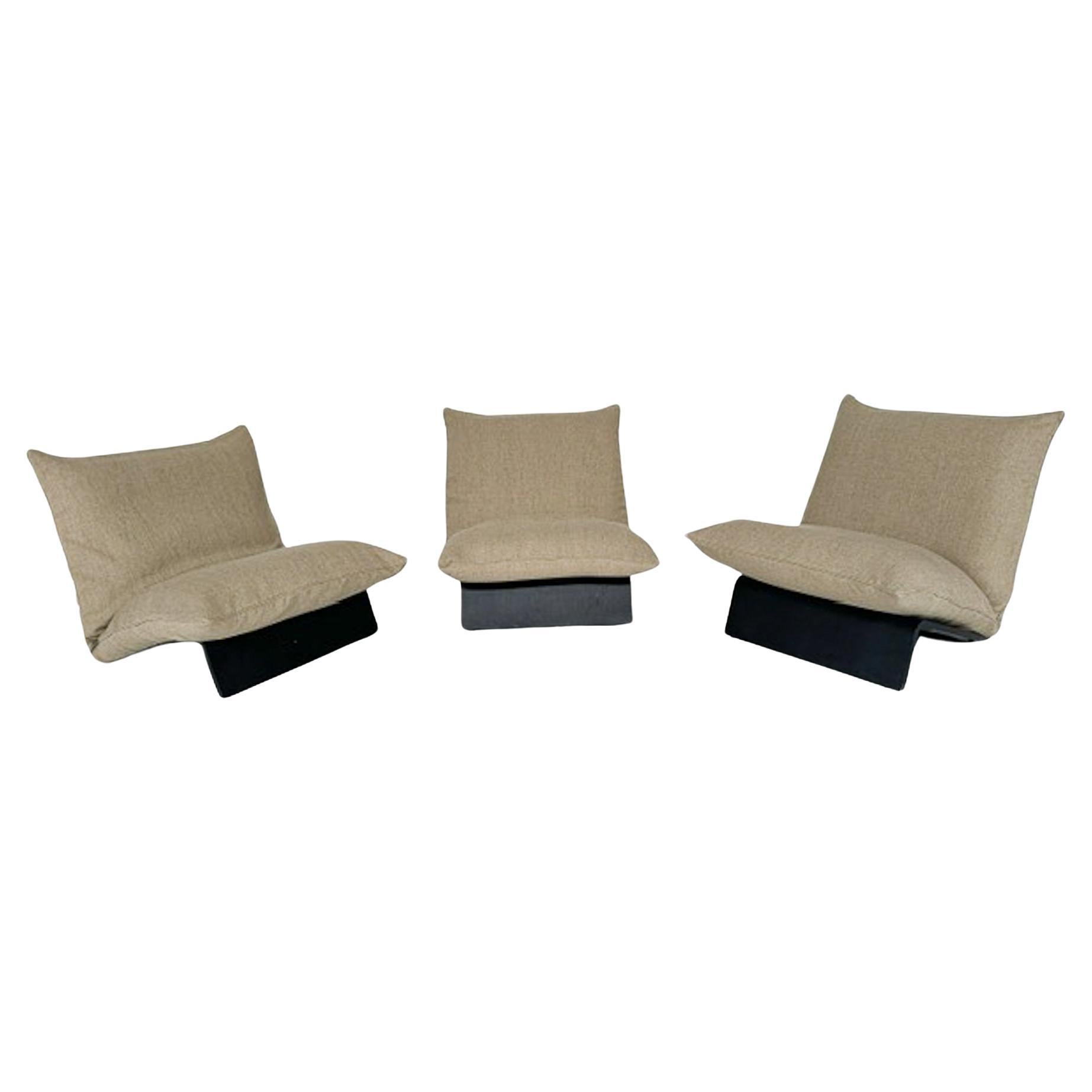 Mid-Century Modern Armchair, Italy, Wood and Fabric - 1 still available