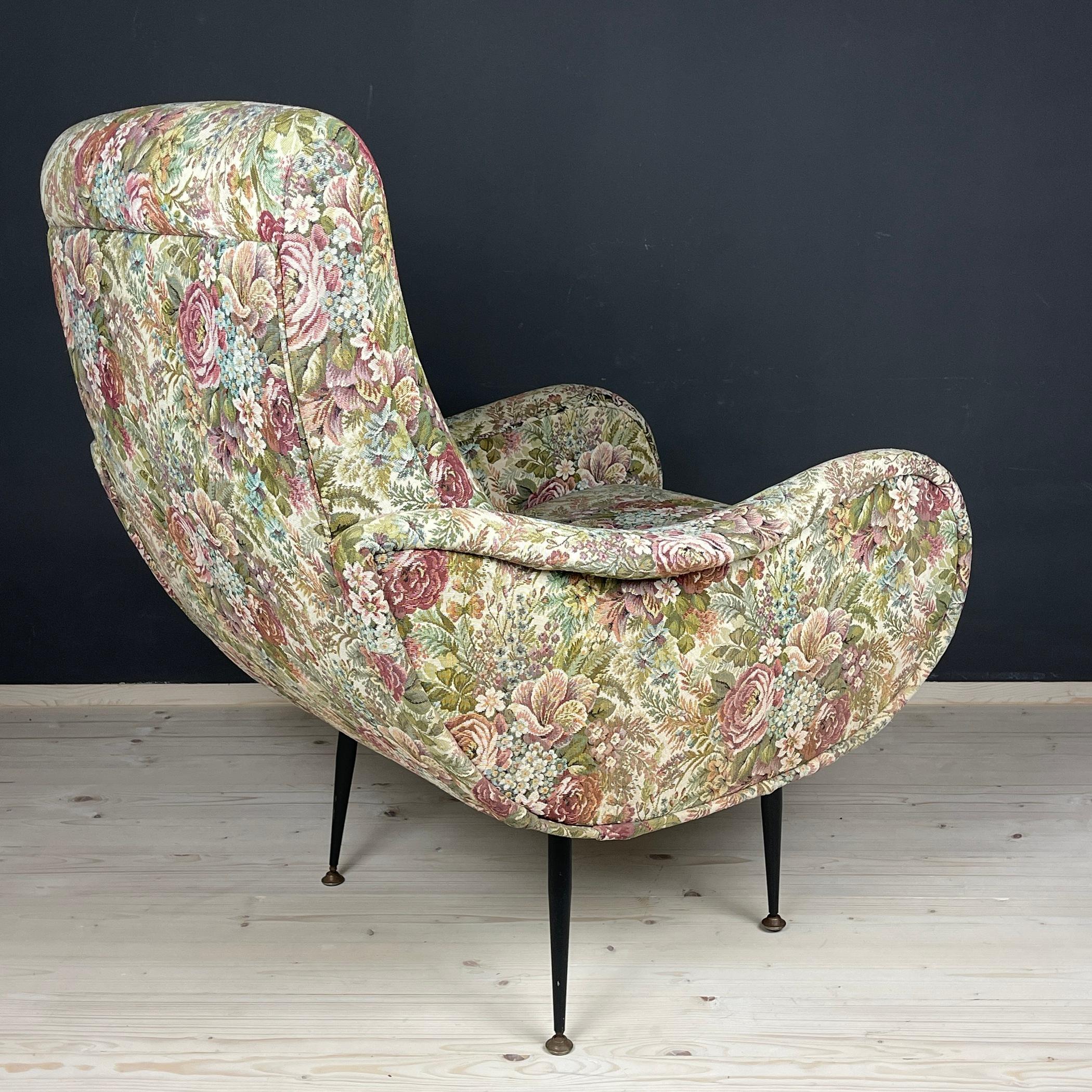Mid-Century Modern Armchair Lady by Marco Zanuso Italy 1960s  For Sale 9