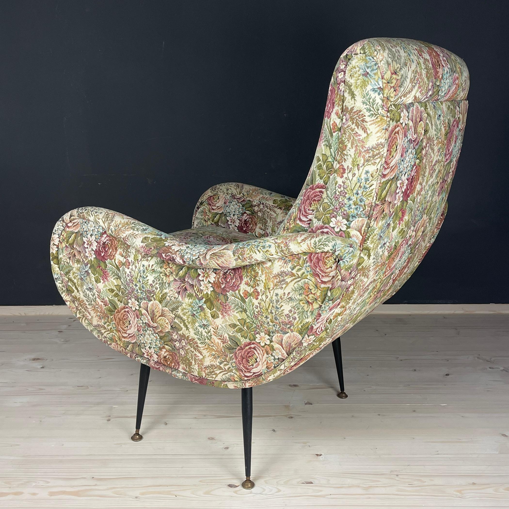 Mid-Century Modern Armchair Lady by Marco Zanuso Italy 1960s  For Sale 2