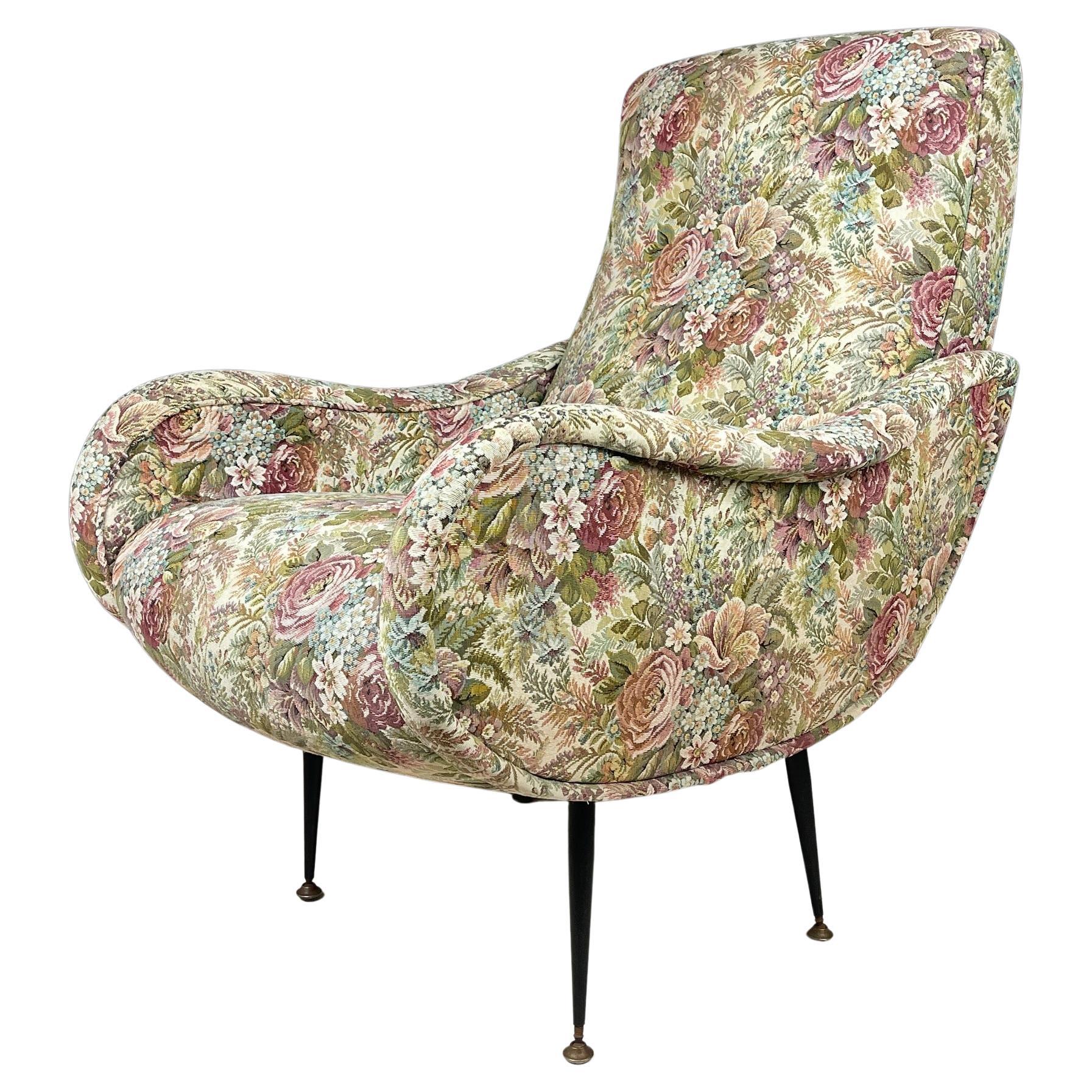 Mid-Century Modern Armchair Lady by Marco Zanuso Italy 1960s  For Sale