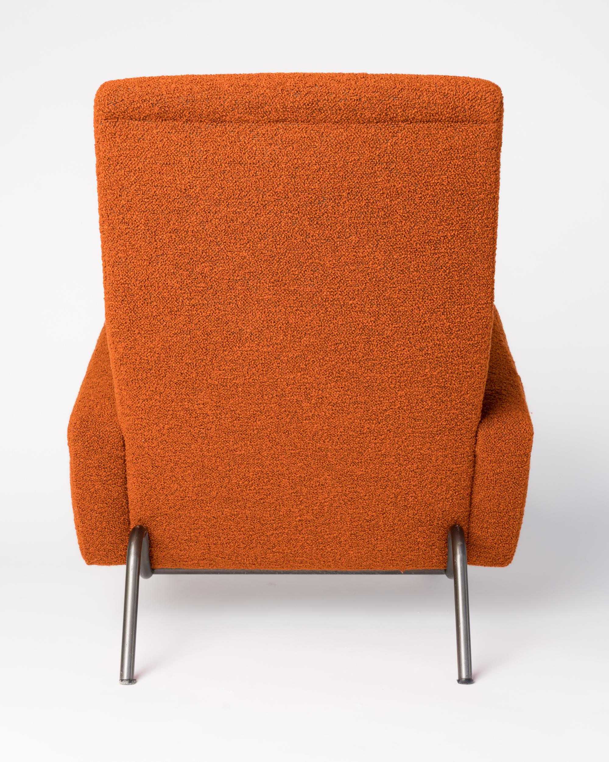 Moderner Sessel und Ottomane aus der Mitte des Jahrhunderts von Georges Frydman – Frankreich 1960er Jahre im Angebot 3