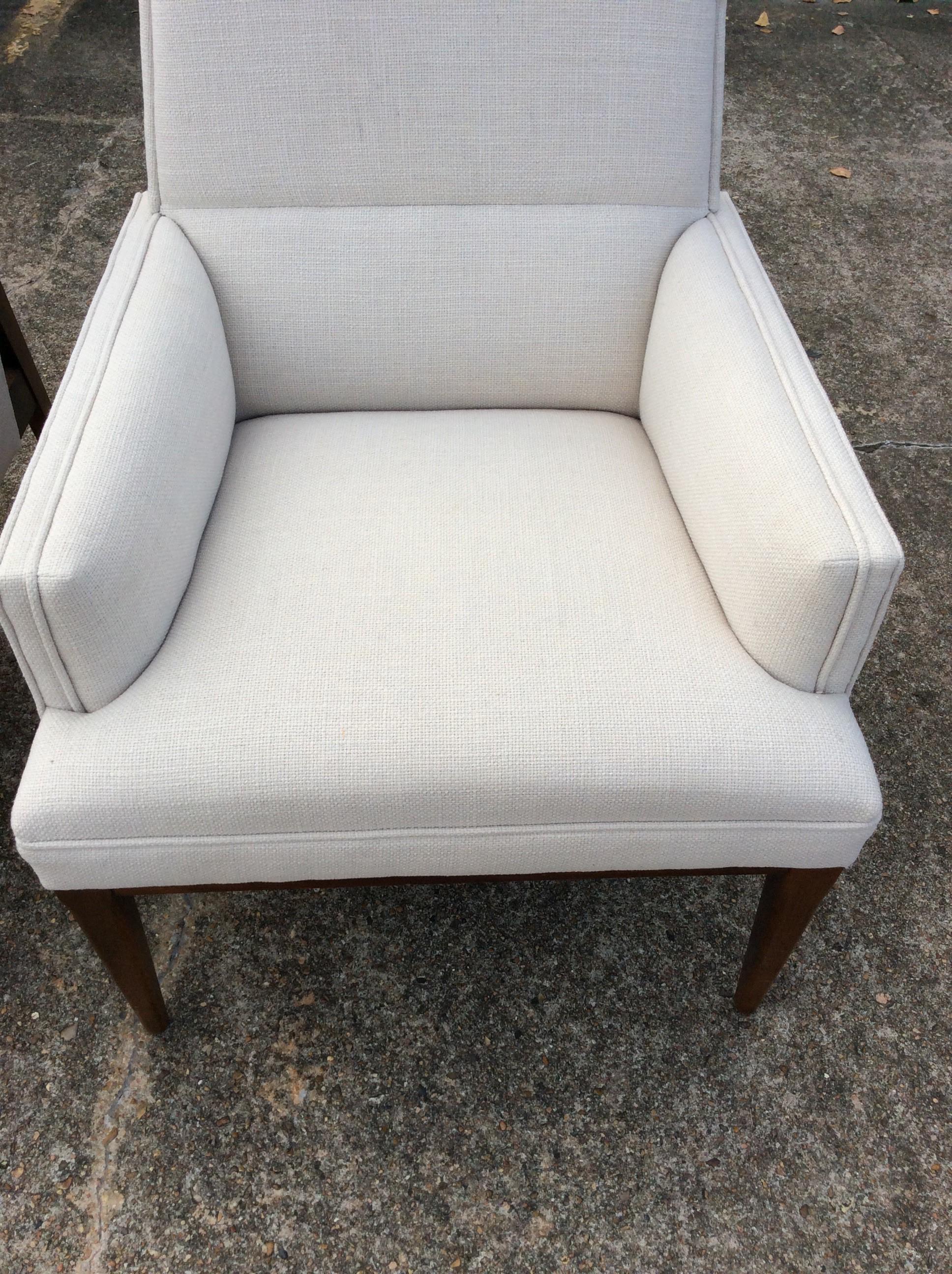 Mid-Century Modern Armchairs, a Pair For Sale 4